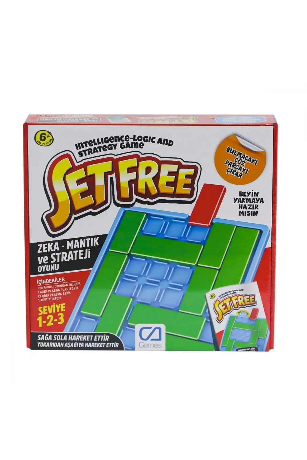 620 CAPLS-5264 Setfree Zeka, Mantık ve Strateji Oyunu -CaGames