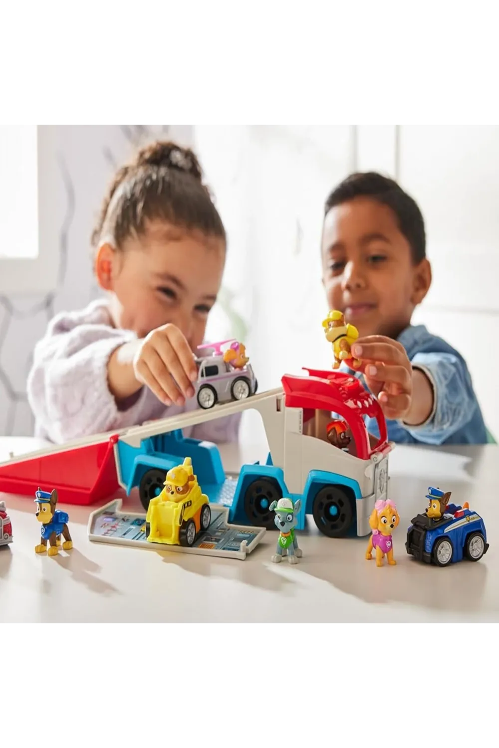 42988 SUN-SPM-FİGÜR SET PAW PATROL PUP SQUAD 1FGR ARAÇ