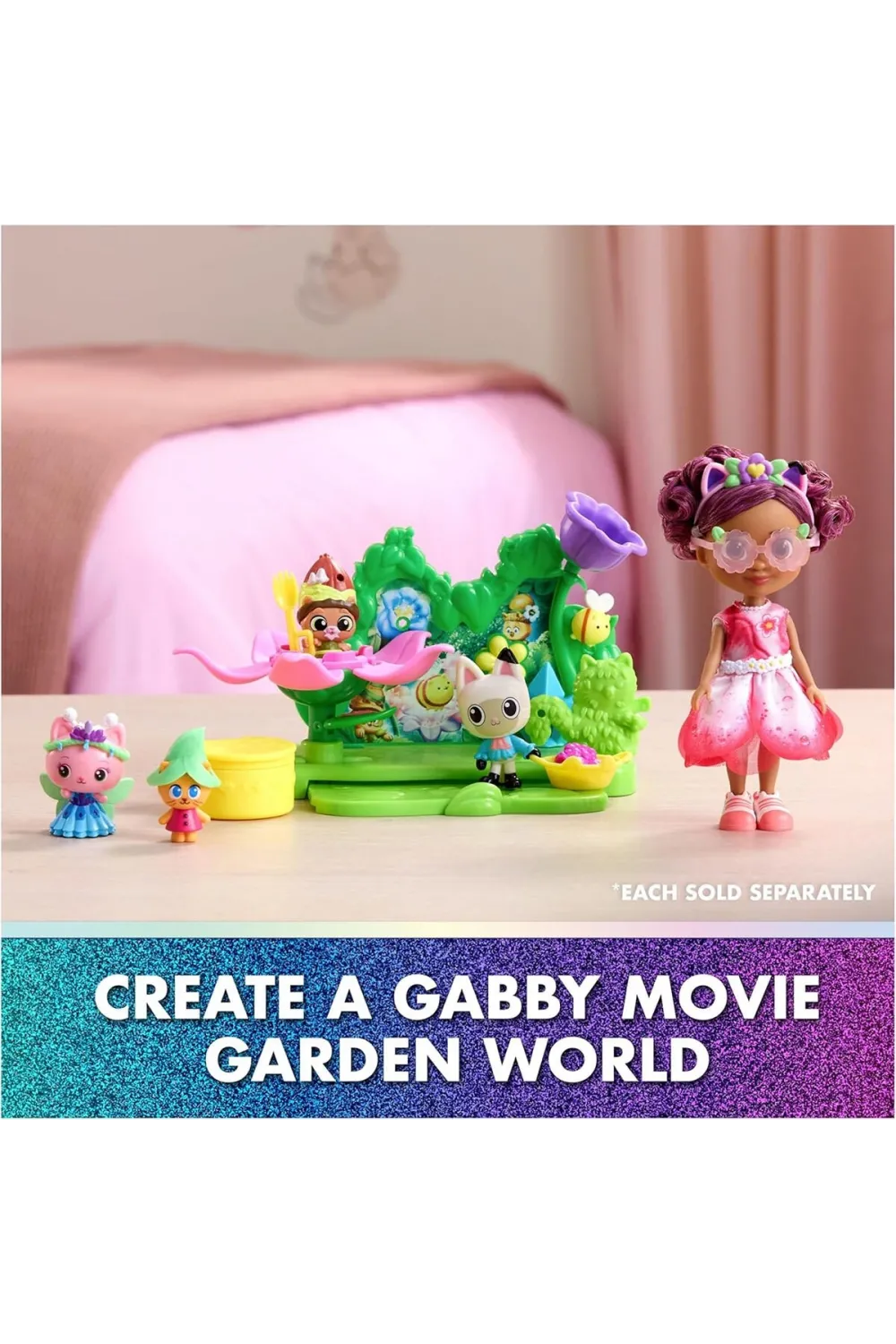 1008538 SUN-SPM-FİGÜR SET GABBY S DOLLHOUSE BAHÇE SETİ 12 PRÇ.