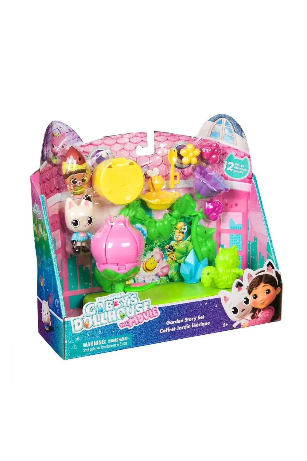1008538 SUN-SPM-FİGÜR SET GABBY S DOLLHOUSE BAHÇE SETİ 12 PRÇ.