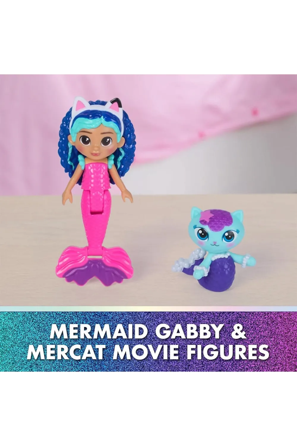 S01009006 SUN-SPM-FİGÜR OYUN SET GABBY S DOLLHOUSE RENKLİ AKVARYUM 12PRÇ.