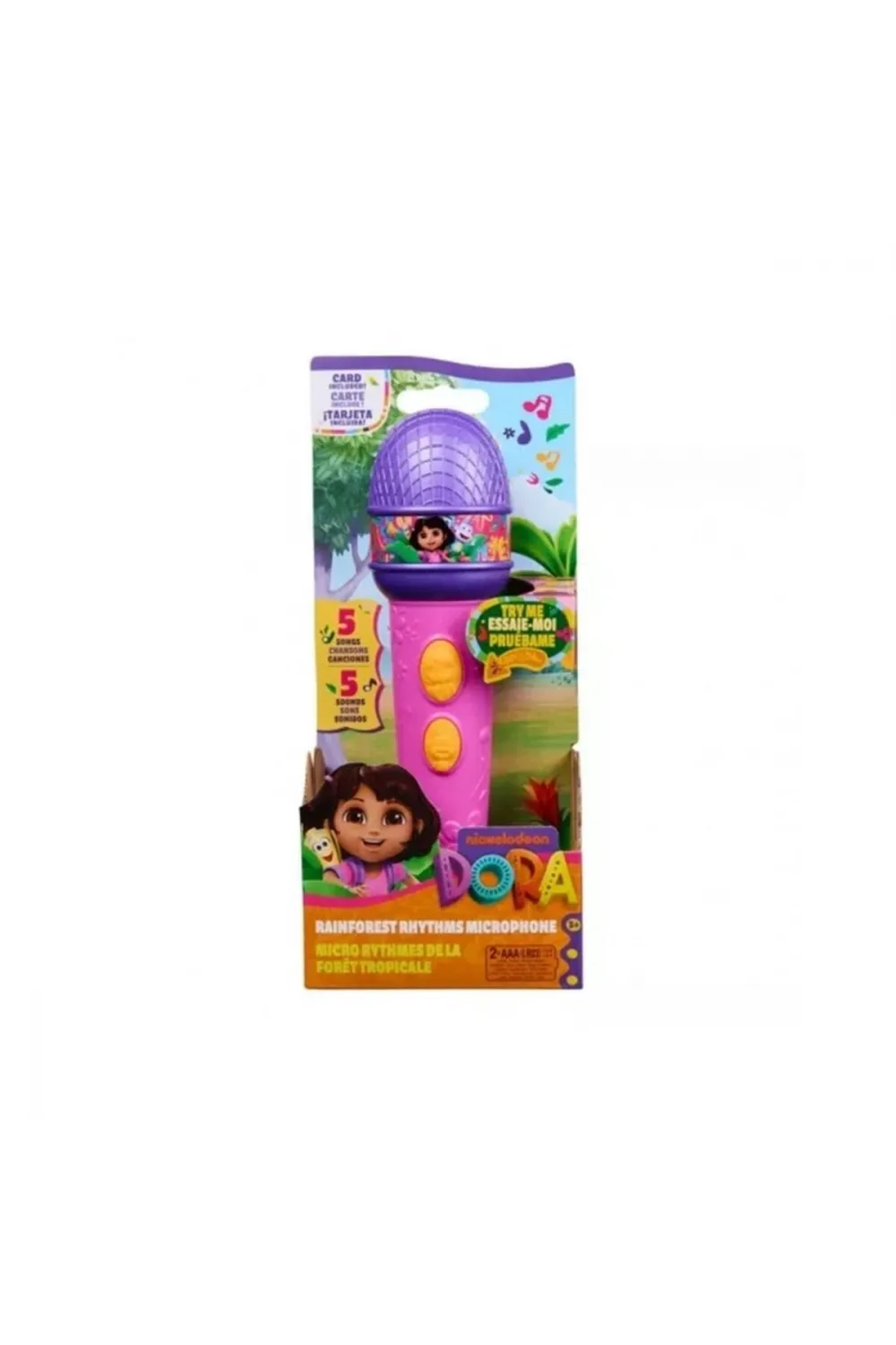 00009749 SUN-SPM-FİGÜR AKS. DORA MİKROFON YAĞMUR ORMANI RİTMİ (DORA) SESLİ