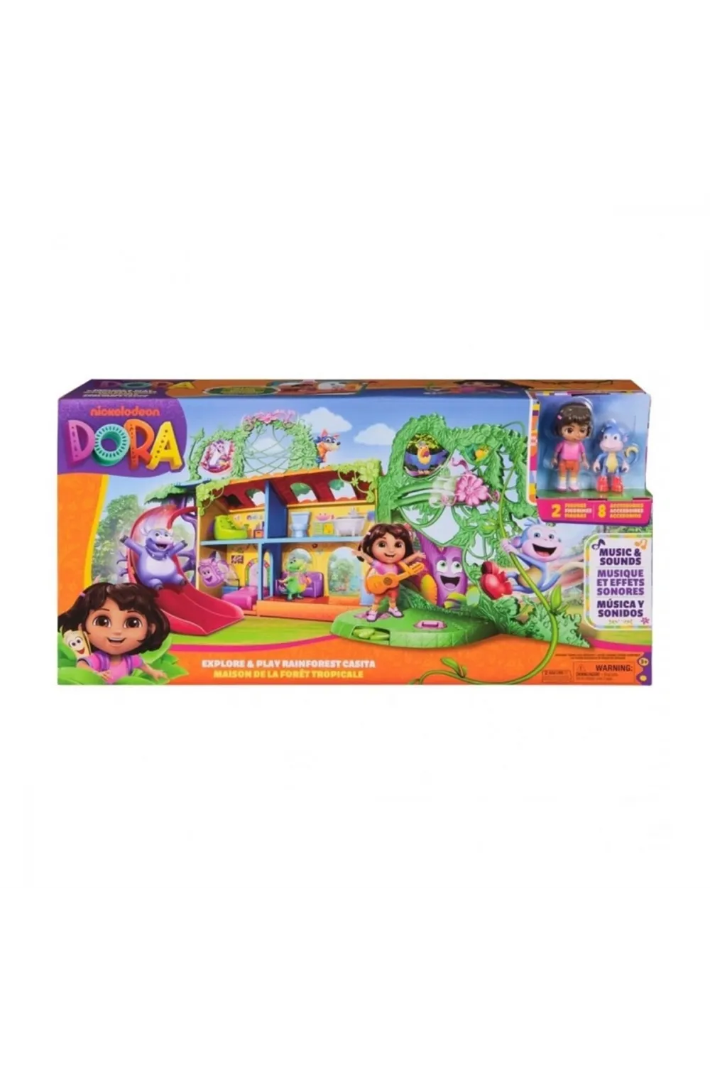 S00007656 SUN-SPM-FİGÜR OYUN SET DORA YAĞMUR ORMANLARINI KEŞFET 2FGR.(DORA)