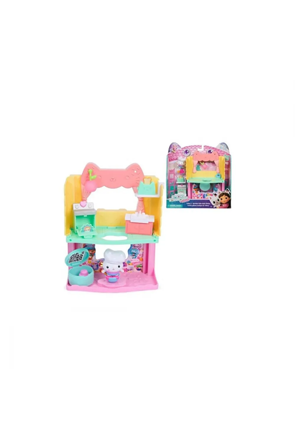 S00006727 SUN-SPM-FİGÜR SET GABBY S DOLLHOUSE MUTFAK SET/BANYO SET 10PRÇ.2A.