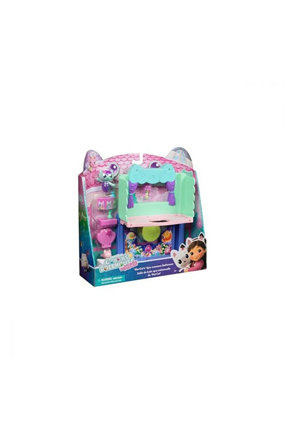 S00006727 SUN-SPM-FİGÜR SET GABBY S DOLLHOUSE MUTFAK SET/BANYO SET 10PRÇ.2A.
