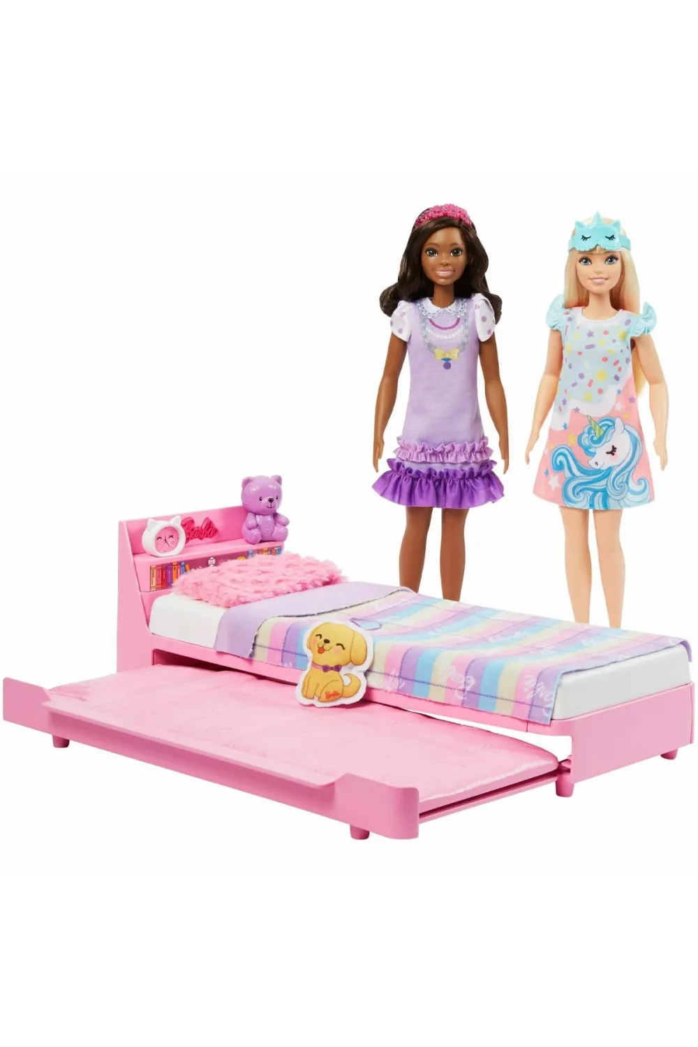HMM64 My First Barbie - İlk Barbie Bebeğim - Barbienin Yatağı Oyun Seti