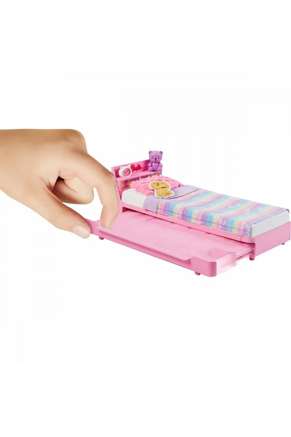HMM64 My First Barbie - İlk Barbie Bebeğim - Barbienin Yatağı Oyun Seti