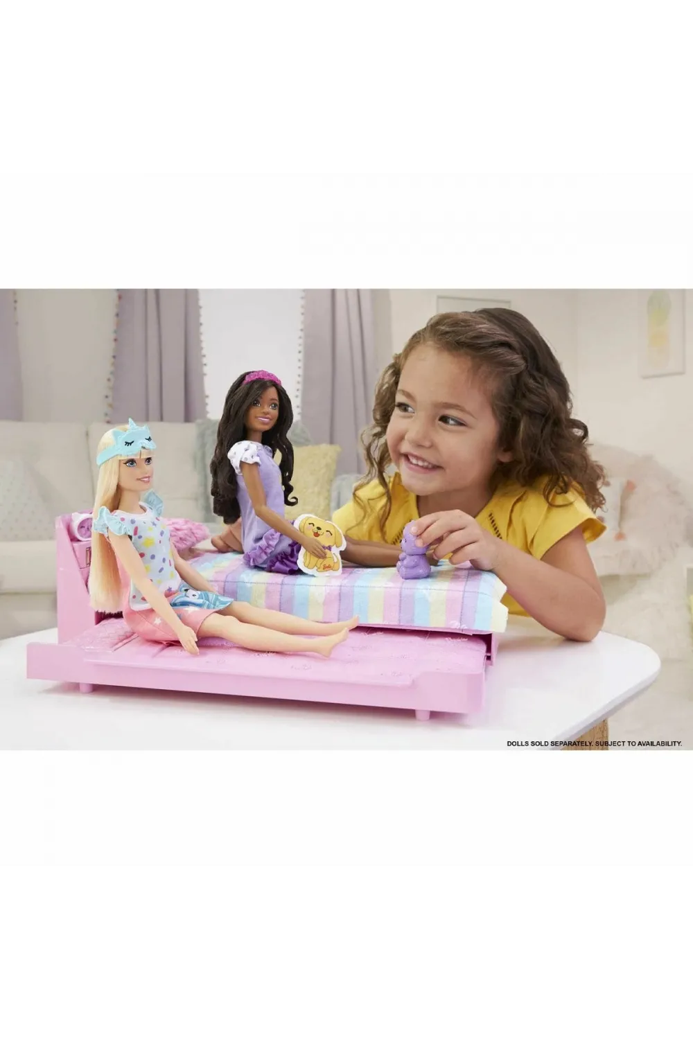 HMM64 My First Barbie - İlk Barbie Bebeğim - Barbienin Yatağı Oyun Seti