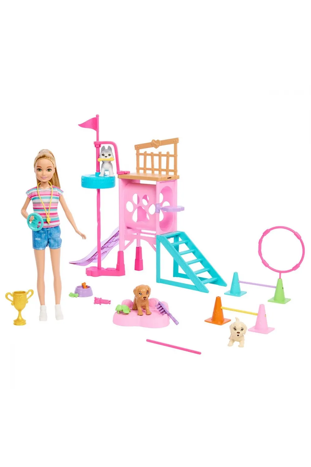 HRM10 Stacienin Köpekçik Oyun Parkı - Barbie and Stacie To The Rescue