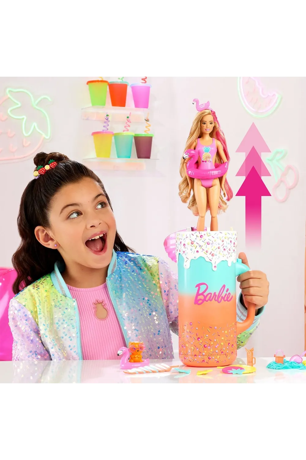 HRK57 Barbie Pop Reveal Sürprizli Bardak Oyun Seti
