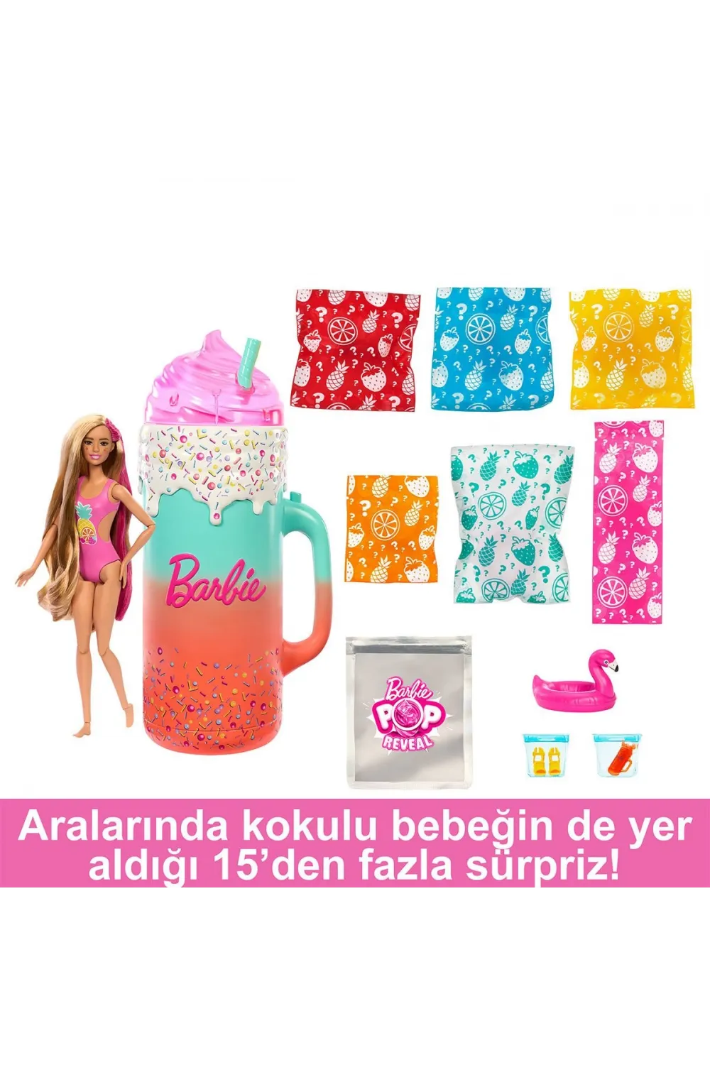 HRK57 Barbie Pop Reveal Sürprizli Bardak Oyun Seti