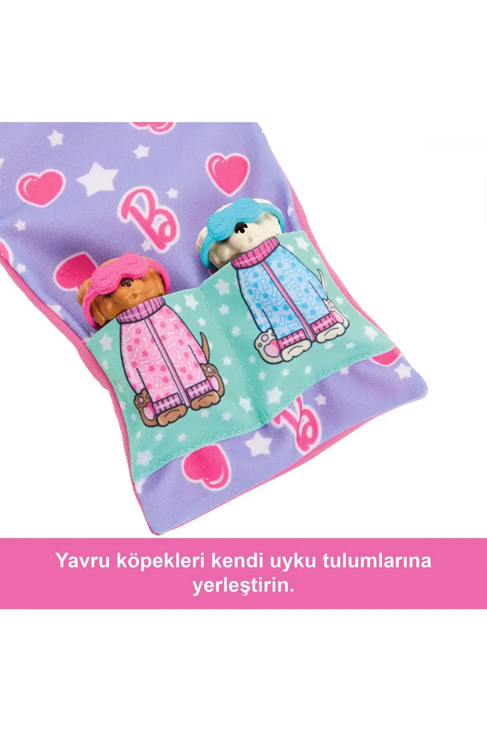 HXN01 Barbie ve Köpekçikleri Pijama Partisi