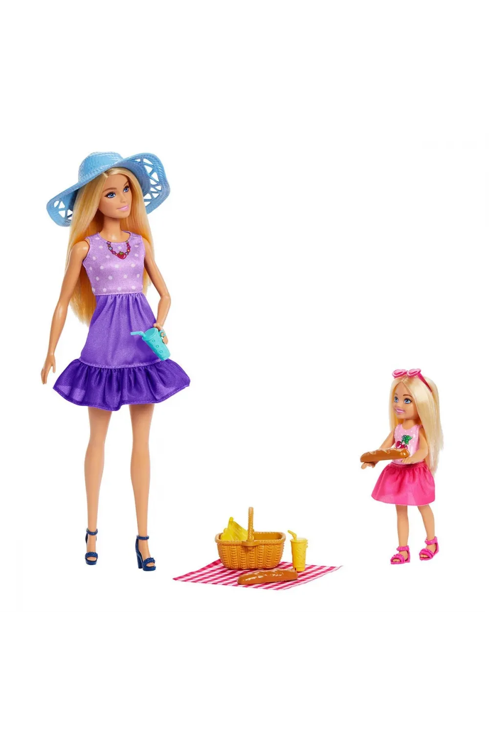 JBF43 Barbie Malibu ve Chelsea ve Aksesuarları