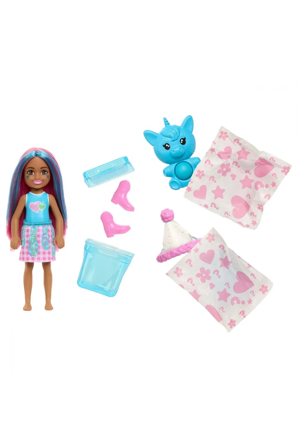 JCN89 Barbie Chelsea POP Reveal Milkshake Serisi