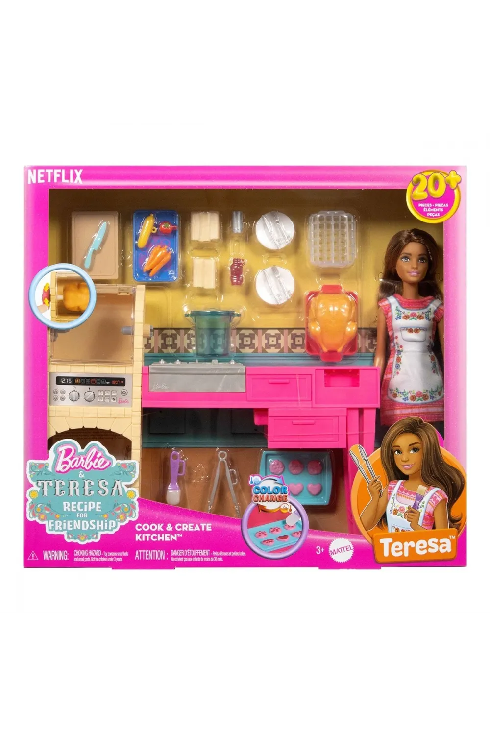 JCT06 Teresa ve Mutfağı Oyun Seti - Barbie and Teresa Recipe for Friendship