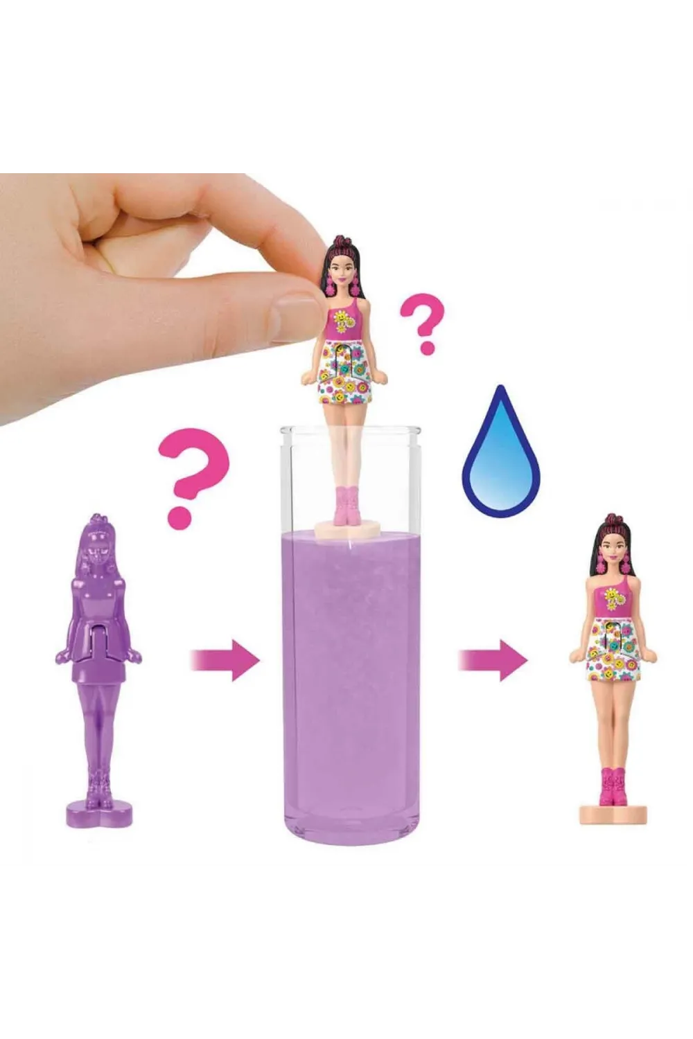 JCR08 Mini Barbieland Color Reveal Sürpriz Bebek