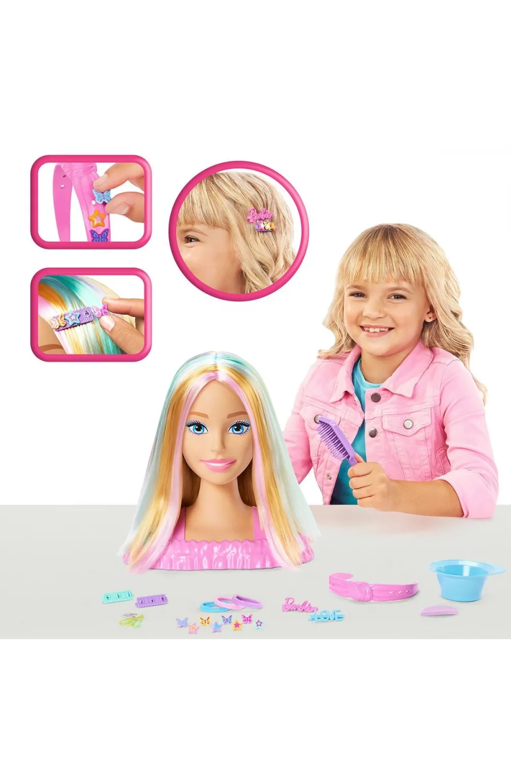 JFG81 Barbie Saç Tasarımı Büstü