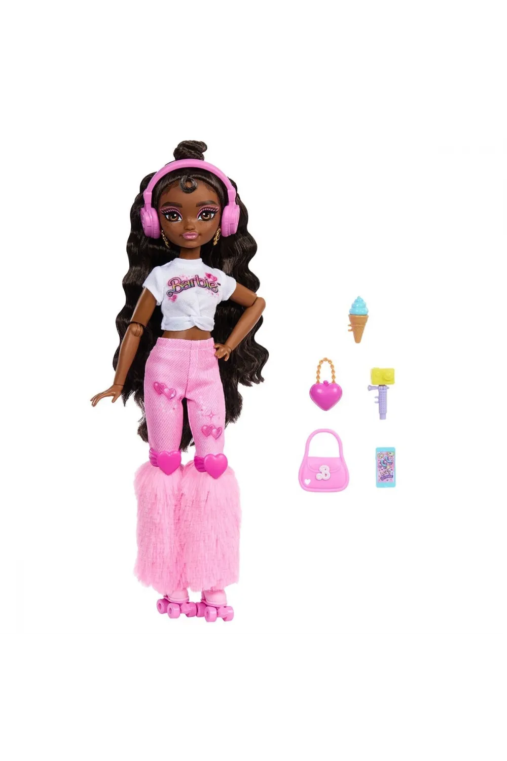 JFX97 Brooklyn-Barbie Dream Besties Paten Partisi Brooklyn Bebek ve Aksesuarları