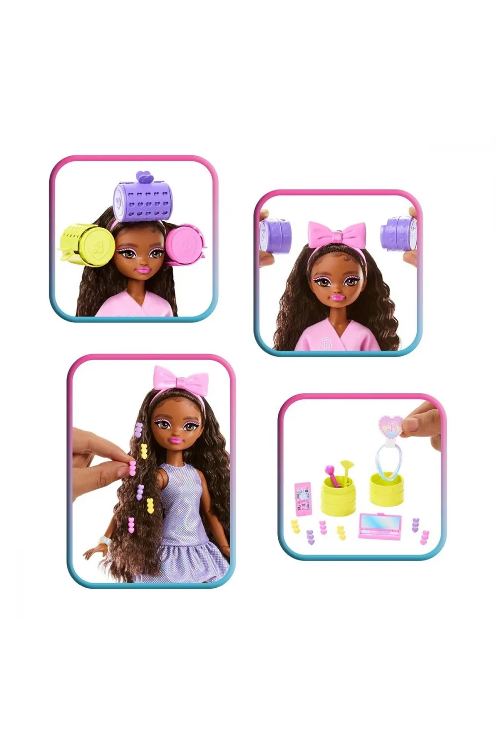 JGG39 Barbie Dream Besties Brooklyn ile Akşam Eğlencesine Hazırlanma