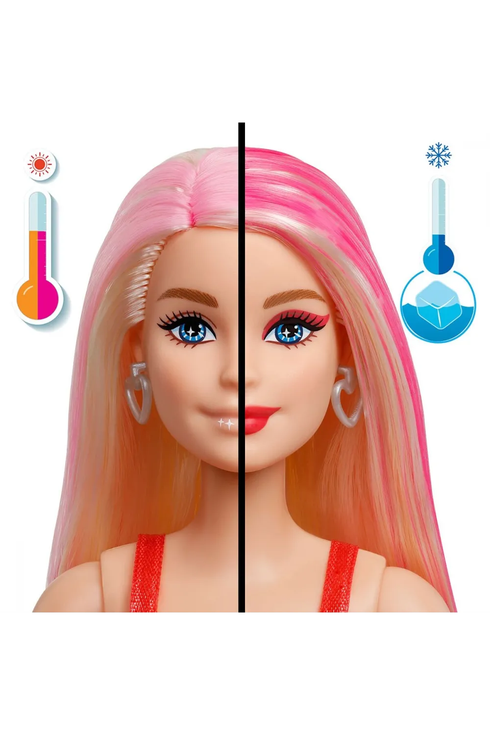JFY68 Barbie Party Unboxed Glam Party Serisi - Kırmızı Elbiseli