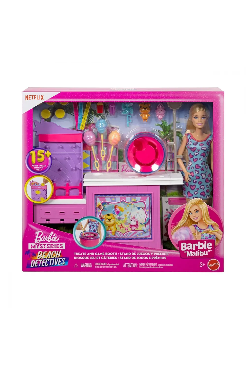 JFV67 Barbie, Oyun Seti ve Aksesuarları- Barbie Mysteries: Beach Detectives