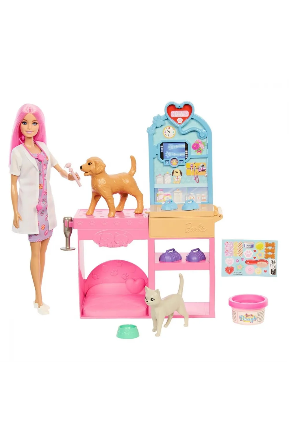 JFX93 Barbie ve Veteriner Kliniği ve Aksesuarları