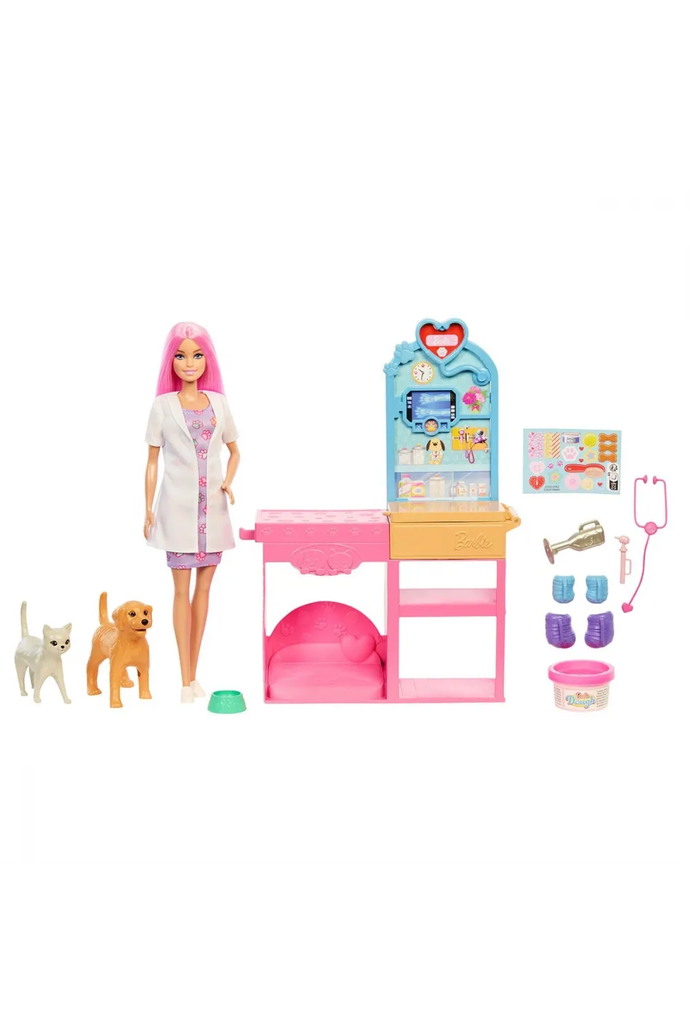 JFX93 Barbie ve Veteriner Kliniği ve Aksesuarları