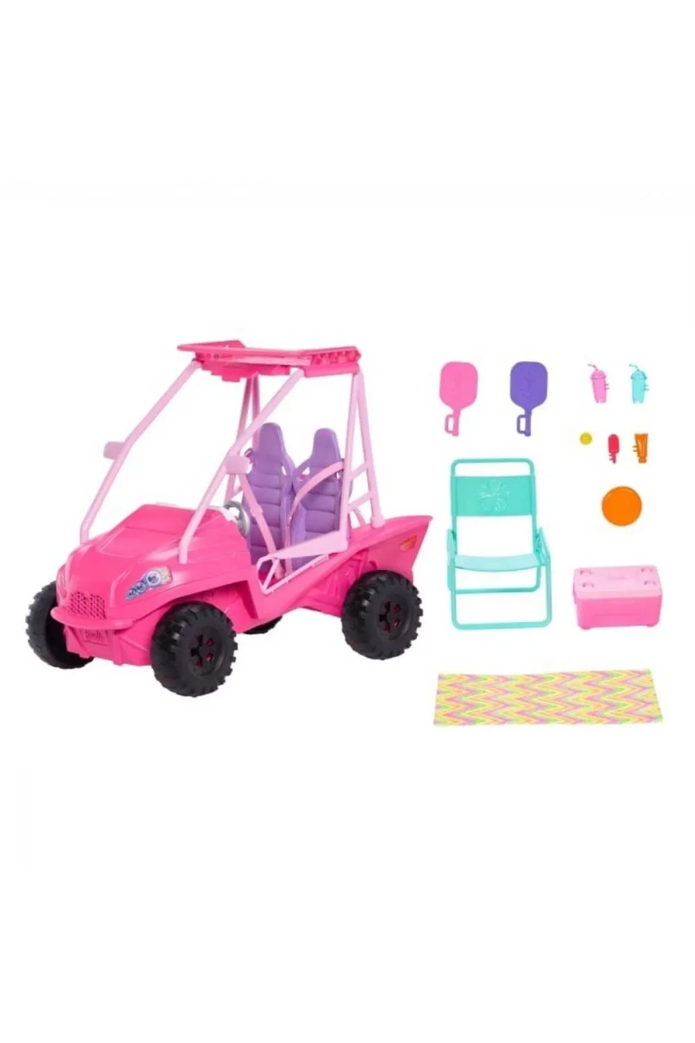 JFV68 Plaj Arabası Oyun Seti - Barbie Mysteries: Beach Detectives