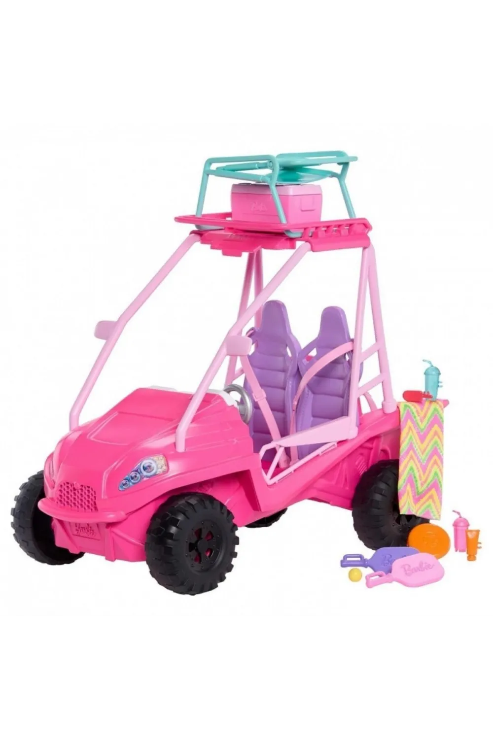 JFV68 Plaj Arabası Oyun Seti - Barbie Mysteries: Beach Detectives