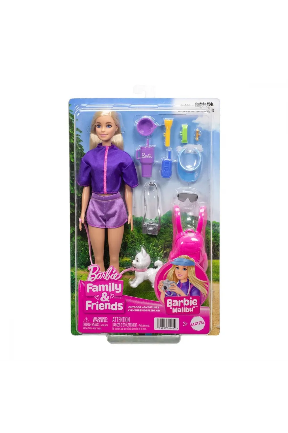 JJV59 Barbie Malibu Bebek ve Aksesuarları