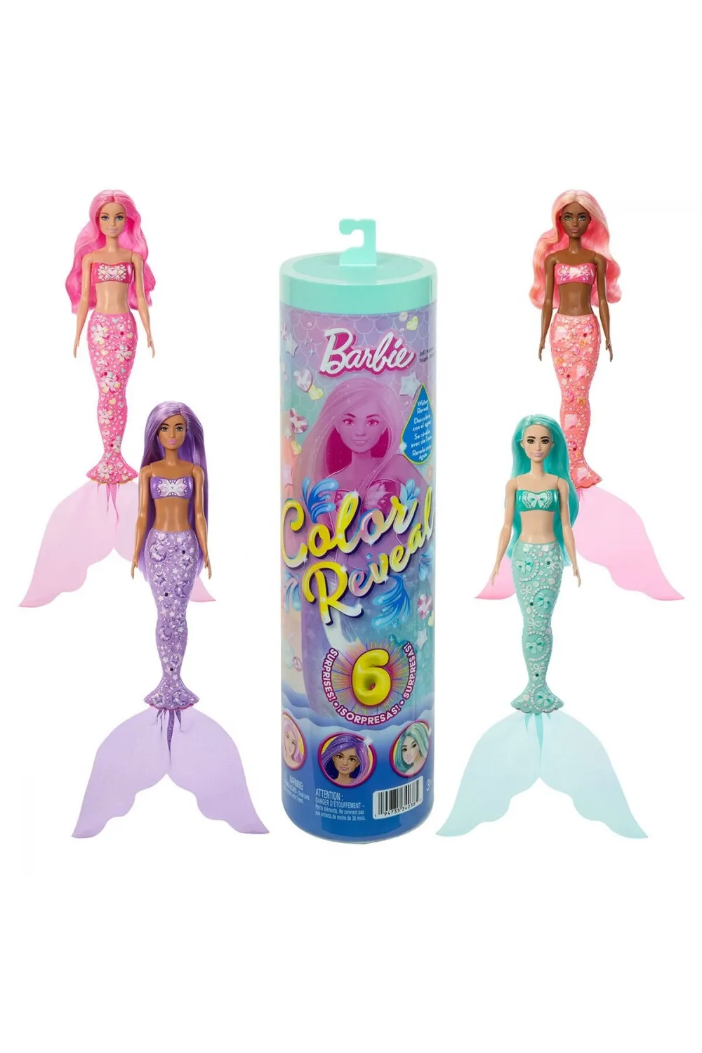 JMW61 Barbie Color Reveal - Barbie Deniz Kızı Bebekler