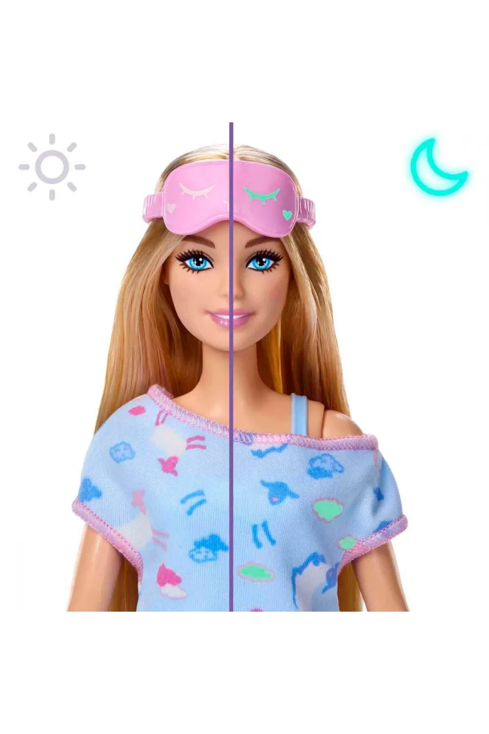 JMR88 Barbie Sleepover Reveal - Mavi Pijamalı