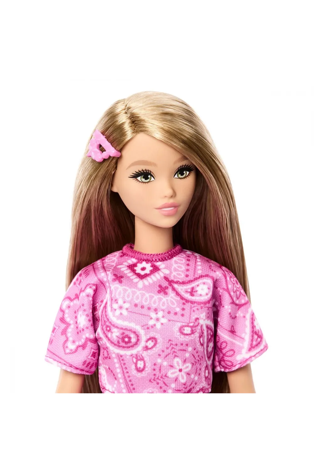 JJN62 Barbie Fashionistas - Damla Desenli Elbise