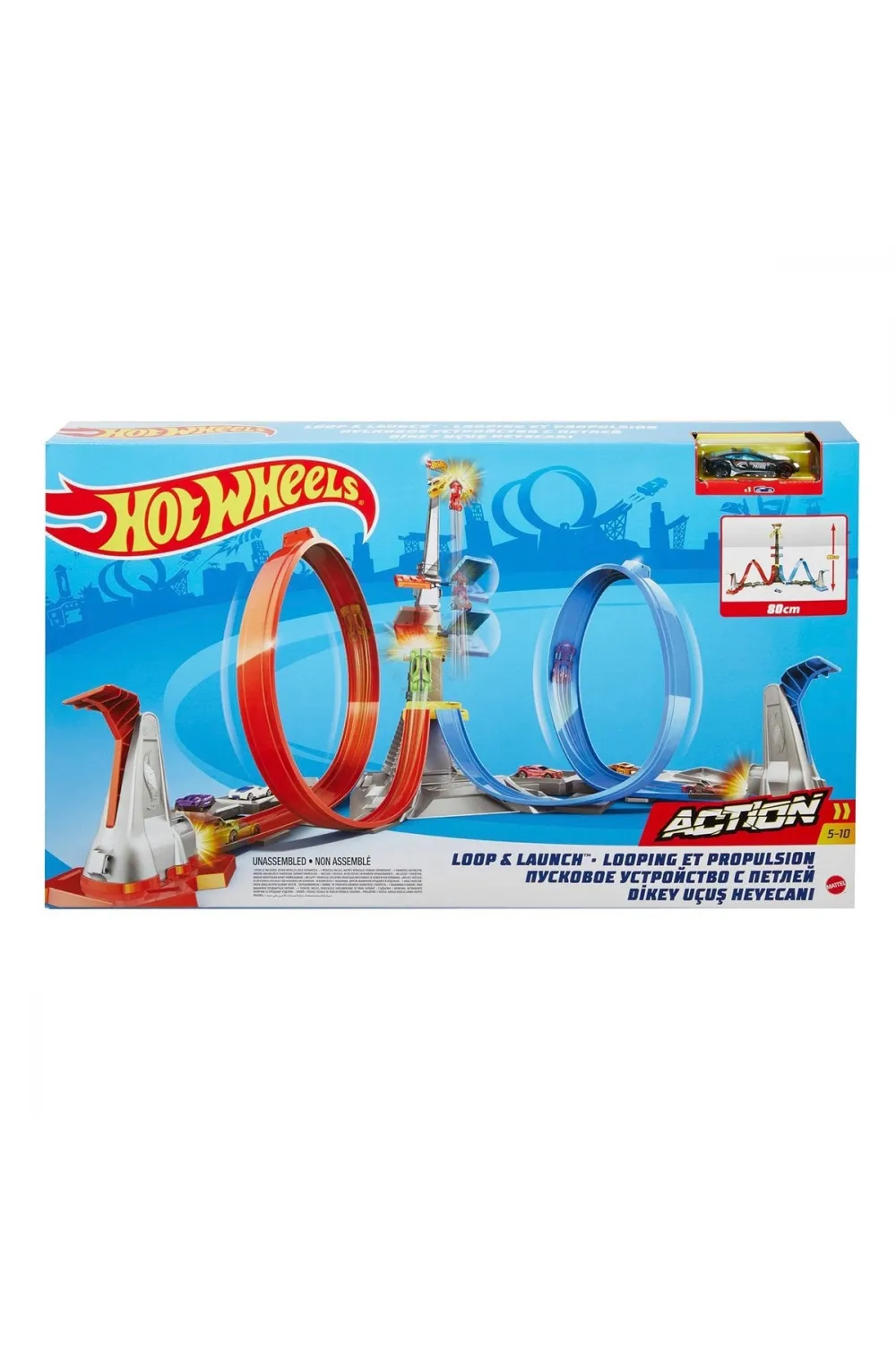 GRW39 Hot Wheels Dikey Uçuş Heyecan Yarış Seti