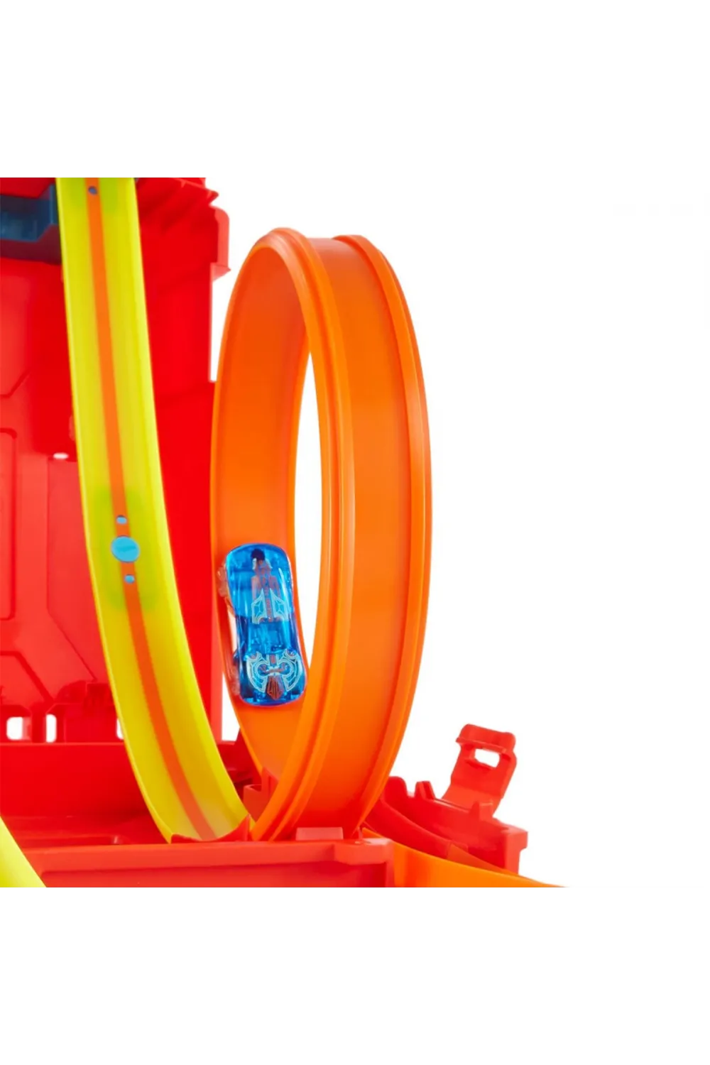 HDX78 HW Track Builder Benzin Bidonu Akrobasi Seti, Hot Wheels Track Builder