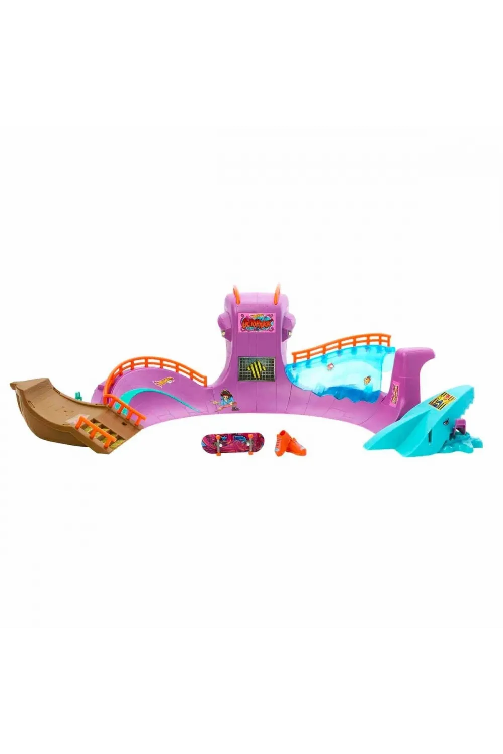HMK01 Hot Wheels Skate Ahtapot Kaykay Parkı Oyun Seti