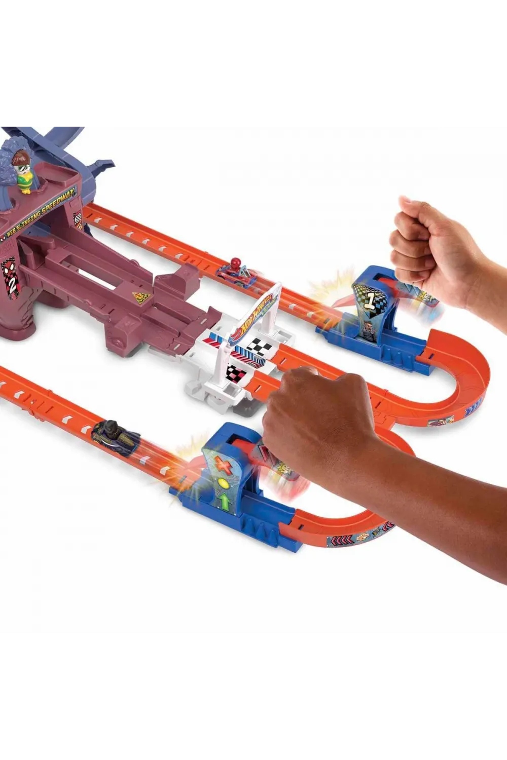 HPL34 Hot Wheels Racerverse Marvel Pist Seti