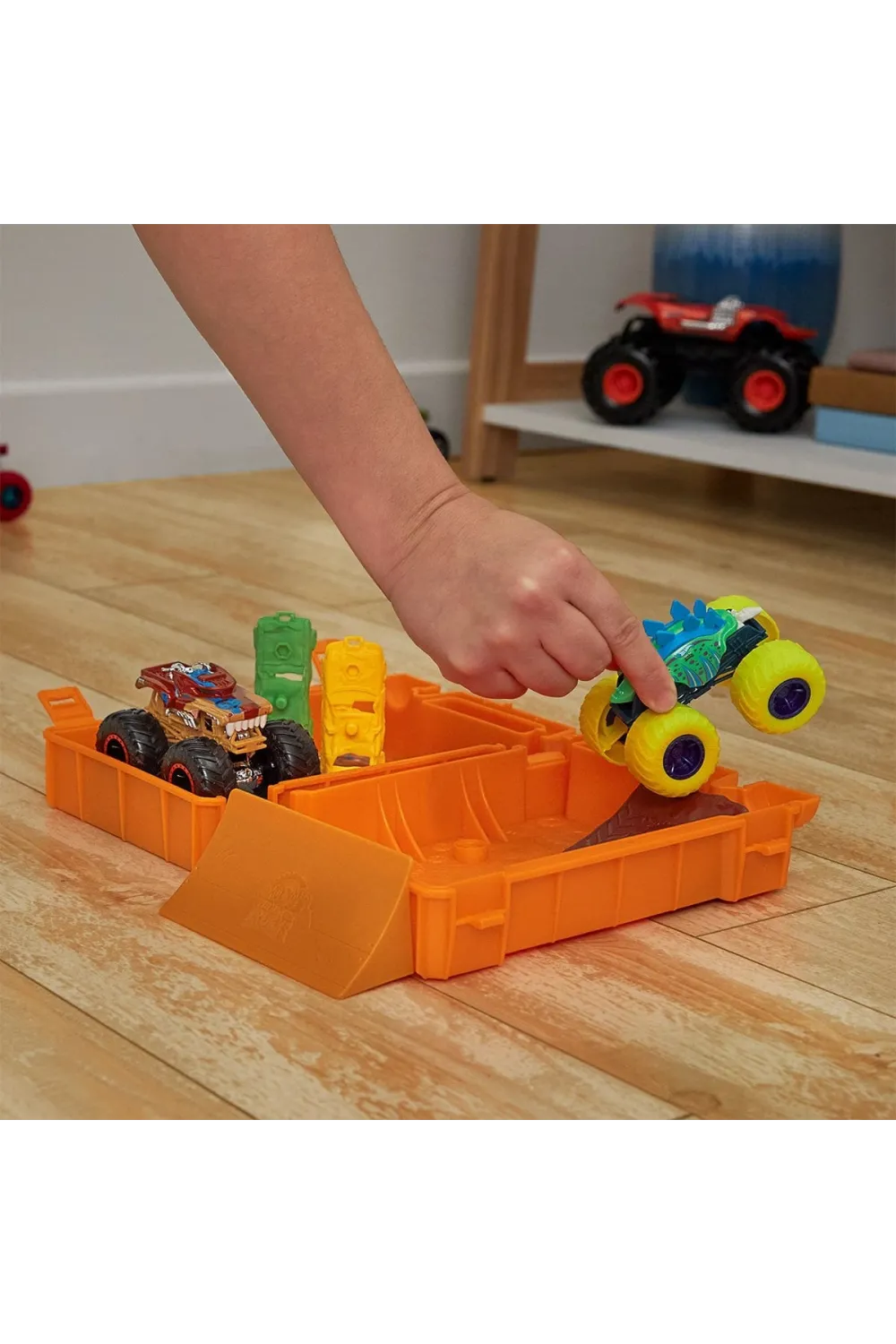 HXT04 Hot Wheels Monster Trucks Taşınabilir Oyun Seti