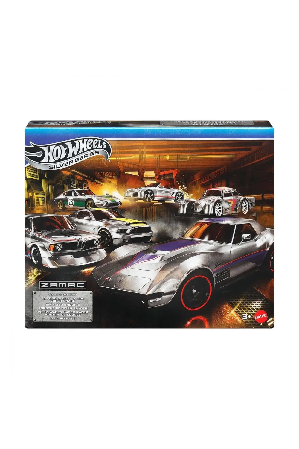 JLB26 Hot Wheels Zamac Temalı 6lı Araç Paketi 1:64