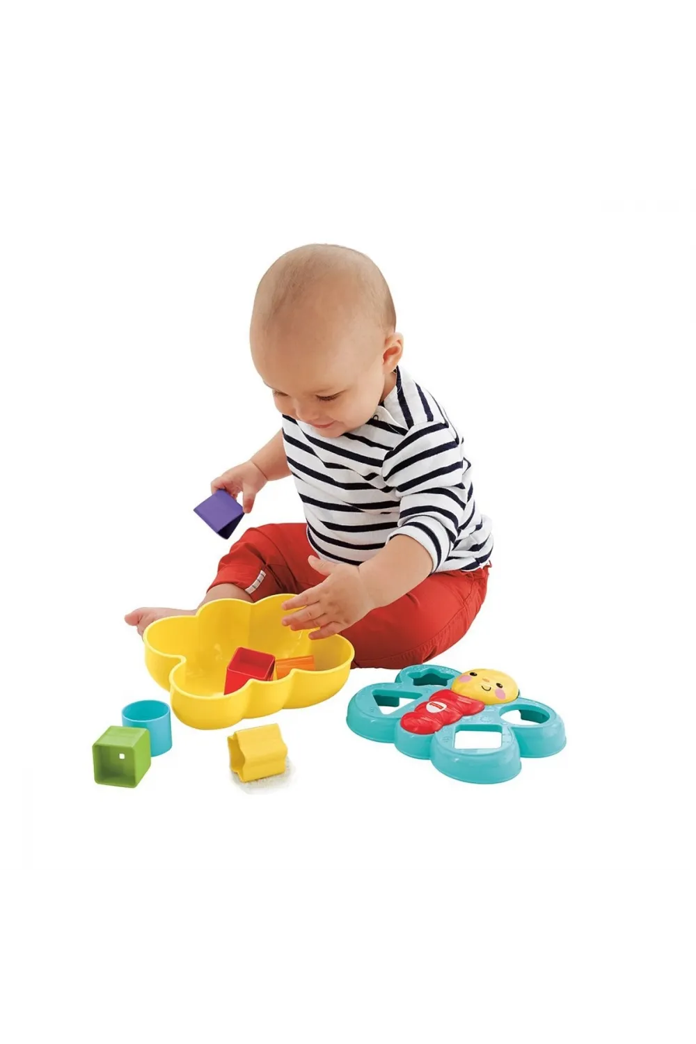 CDC22 Fisher-Price® Şekil Eşleştirme Arkadaşı Kelebek / Sıralama ve Şekil Ayırma Oyuncakları