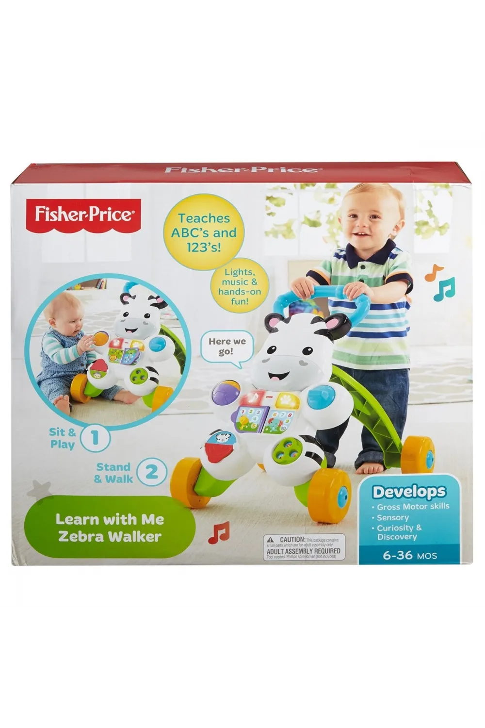 DLD80 Fisher-Price® Melodili Zebra Yürüteç