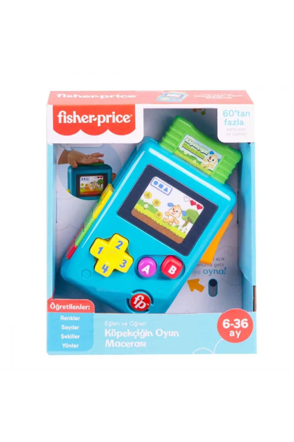 HBC91 Fisher-Price® Eğlen ve Öğren Köpekçiğin Oyun Macerası, Türkçe / +6 ay
