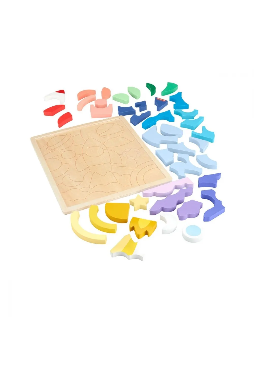HXY42 Fisher-Price Ahşap Uzay Yapboz