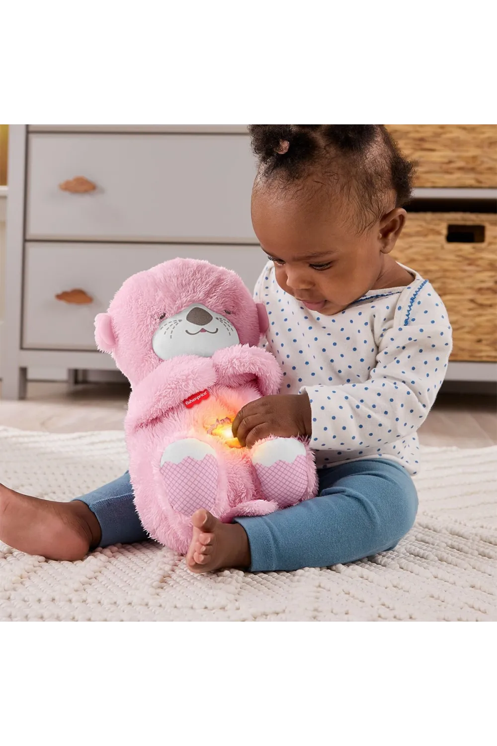 JLJ33 Fisher-Price Uyku Arkadaşı Pembe Su Samuru