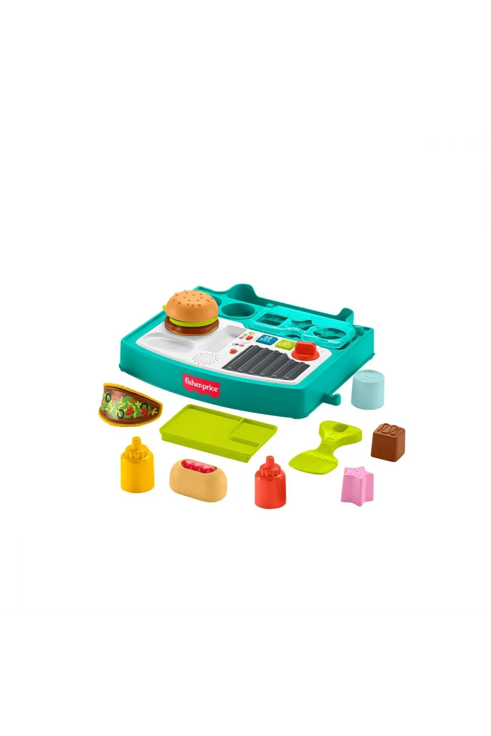 JLM95 Fisher-Price Eğlen ve Öğren 4ü 1 Arada Alışveriş Sepeti Yürüteç