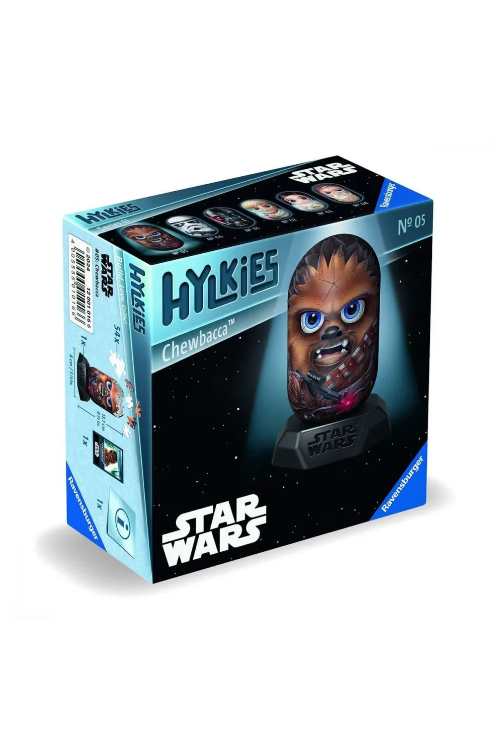 010166 Hylkies Star Wars - Chewbacca 54 parça Puzzle - No:05 - Ravensburger