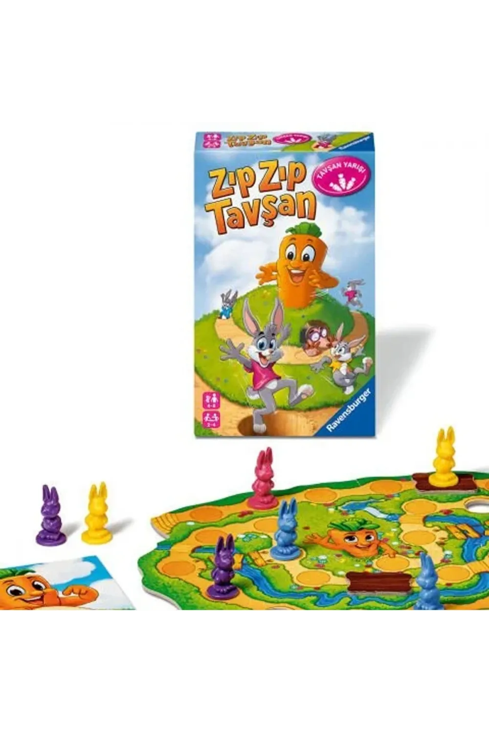 248810 Ravensburger - ZıpZıp Tavşan - Seyahat Boy Kutu Oyunu