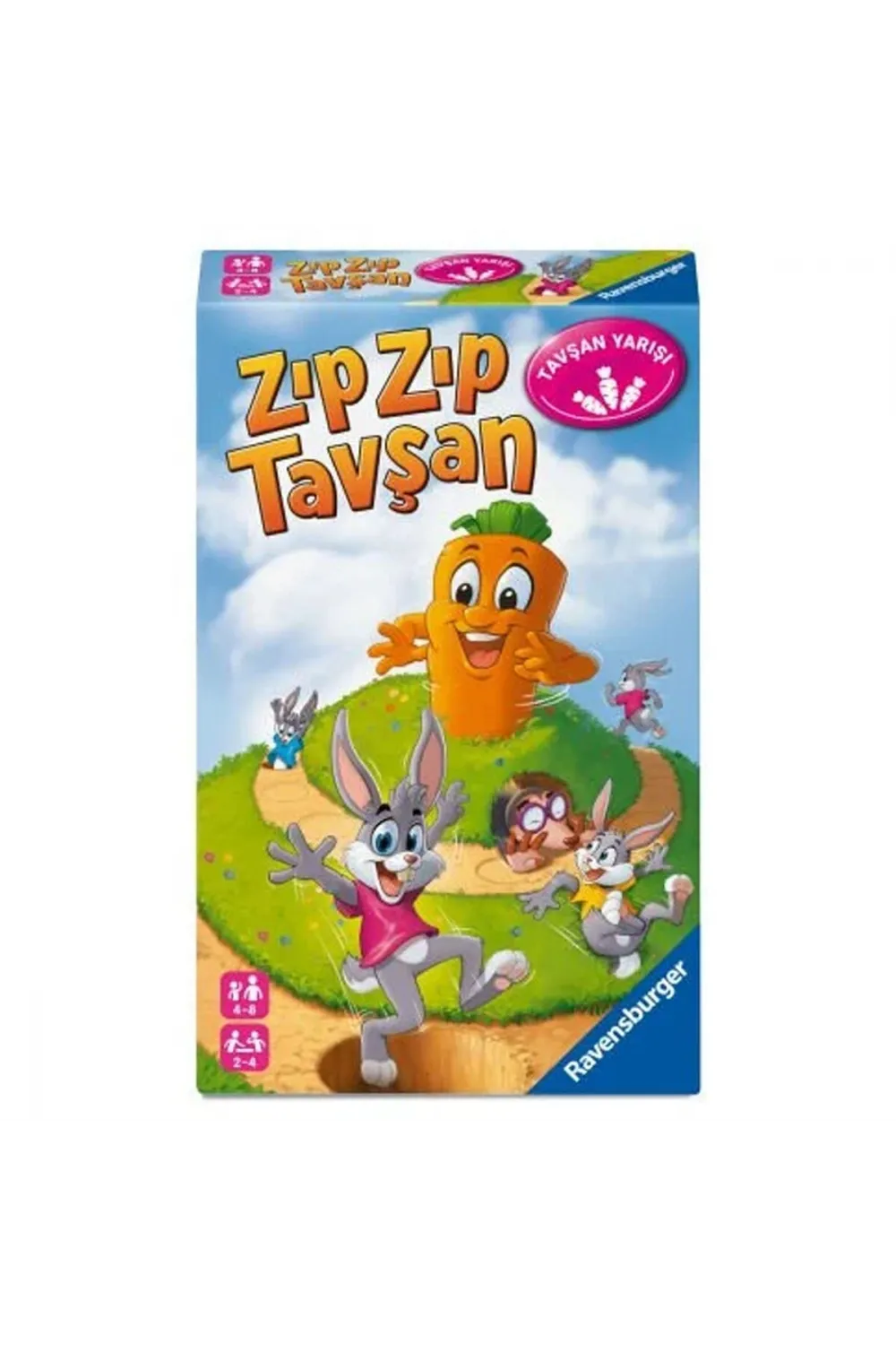 248810 Ravensburger - ZıpZıp Tavşan - Seyahat Boy Kutu Oyunu