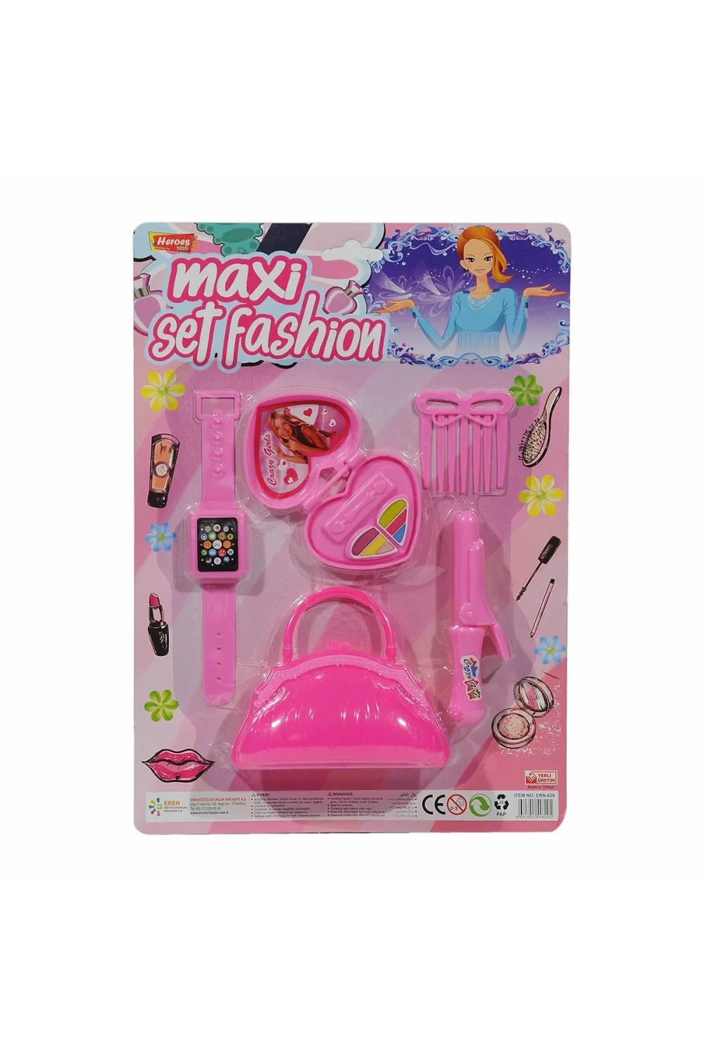 ERN-829 HEROES TOYS GÜZELLİK SETİ KARTELA