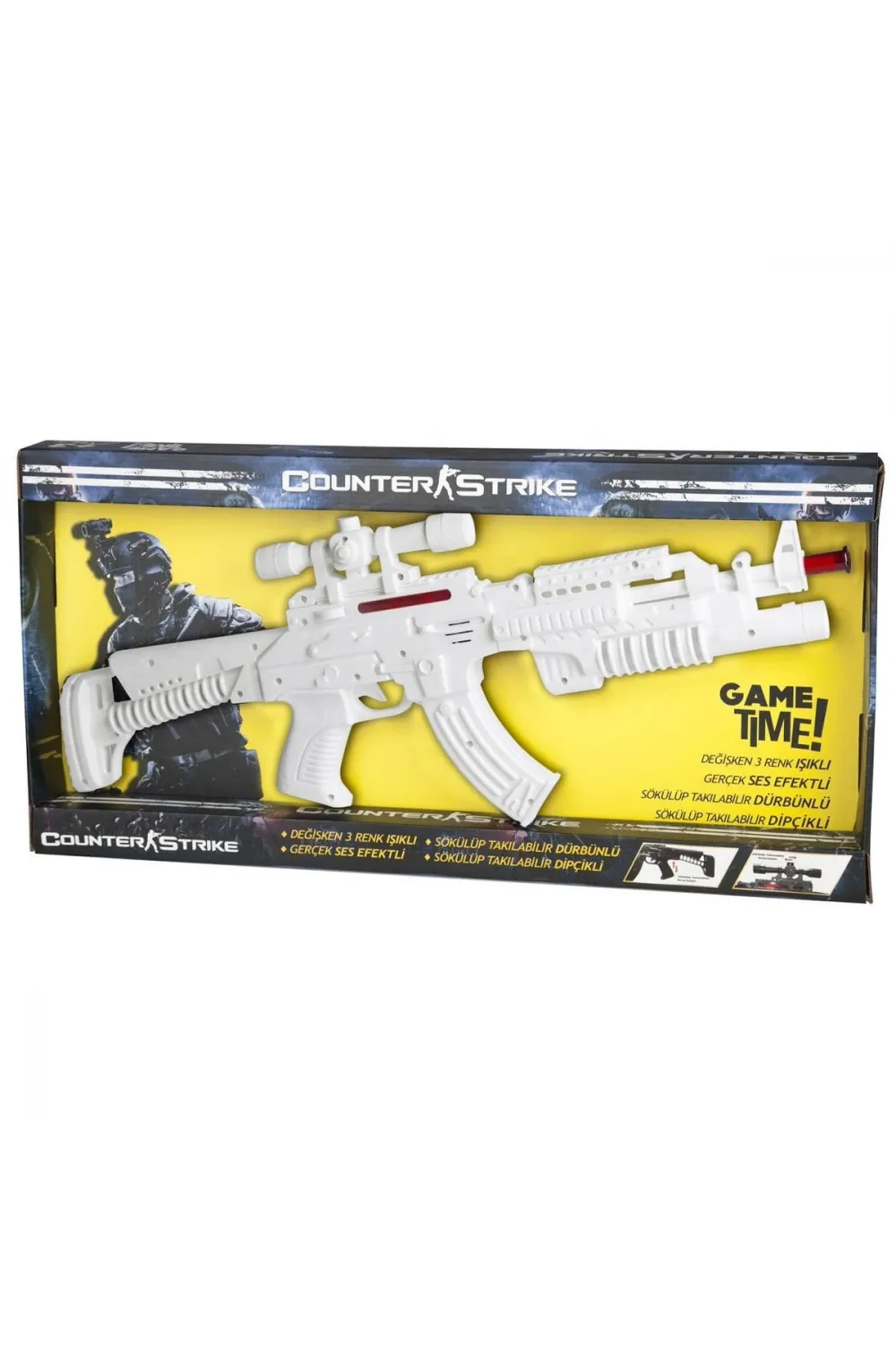 ER-109 OYUNCAK TÜFEK IŞIKLI SESLİ KUTU